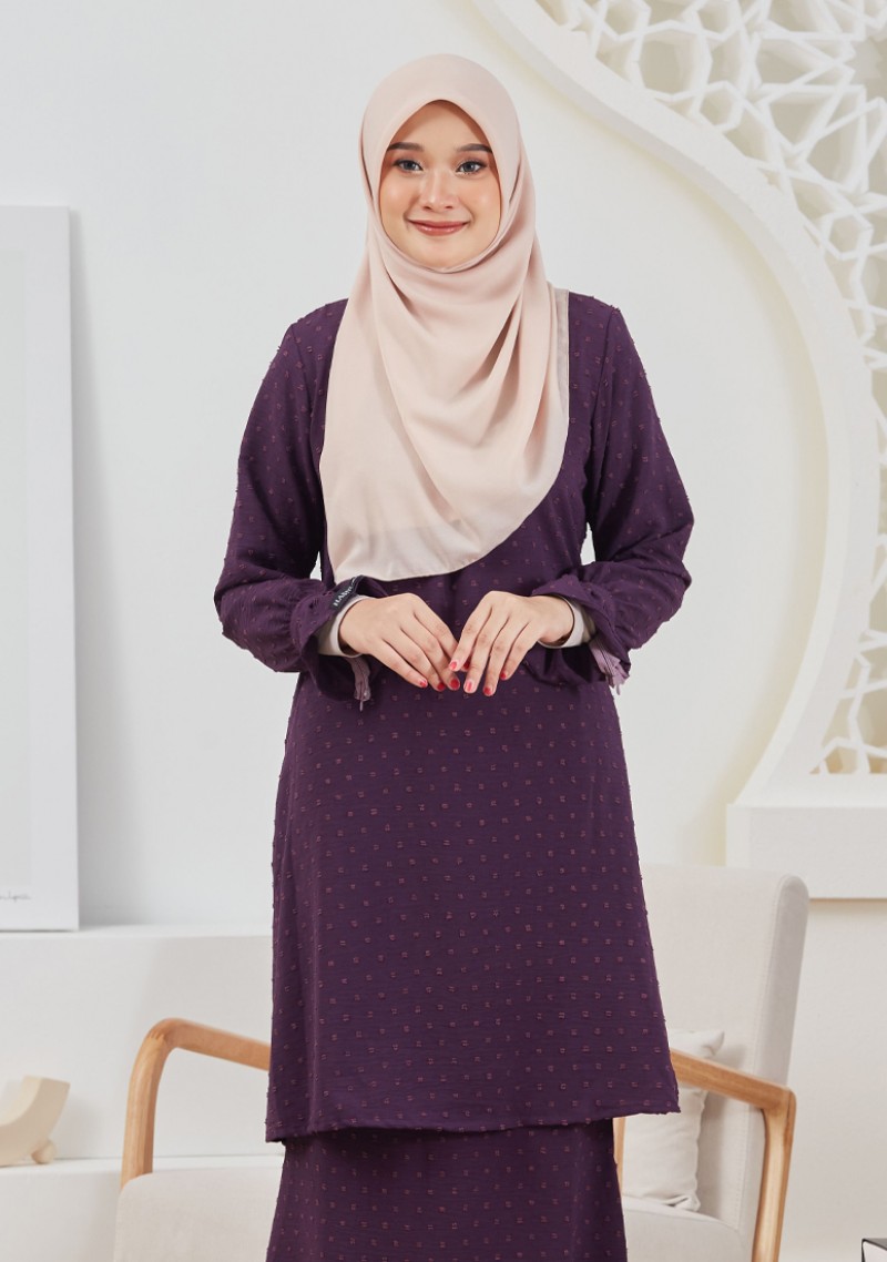 Kurung Dalila - Purple