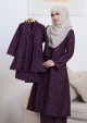 Kebaya Sri Embun Kids - Royal Purple