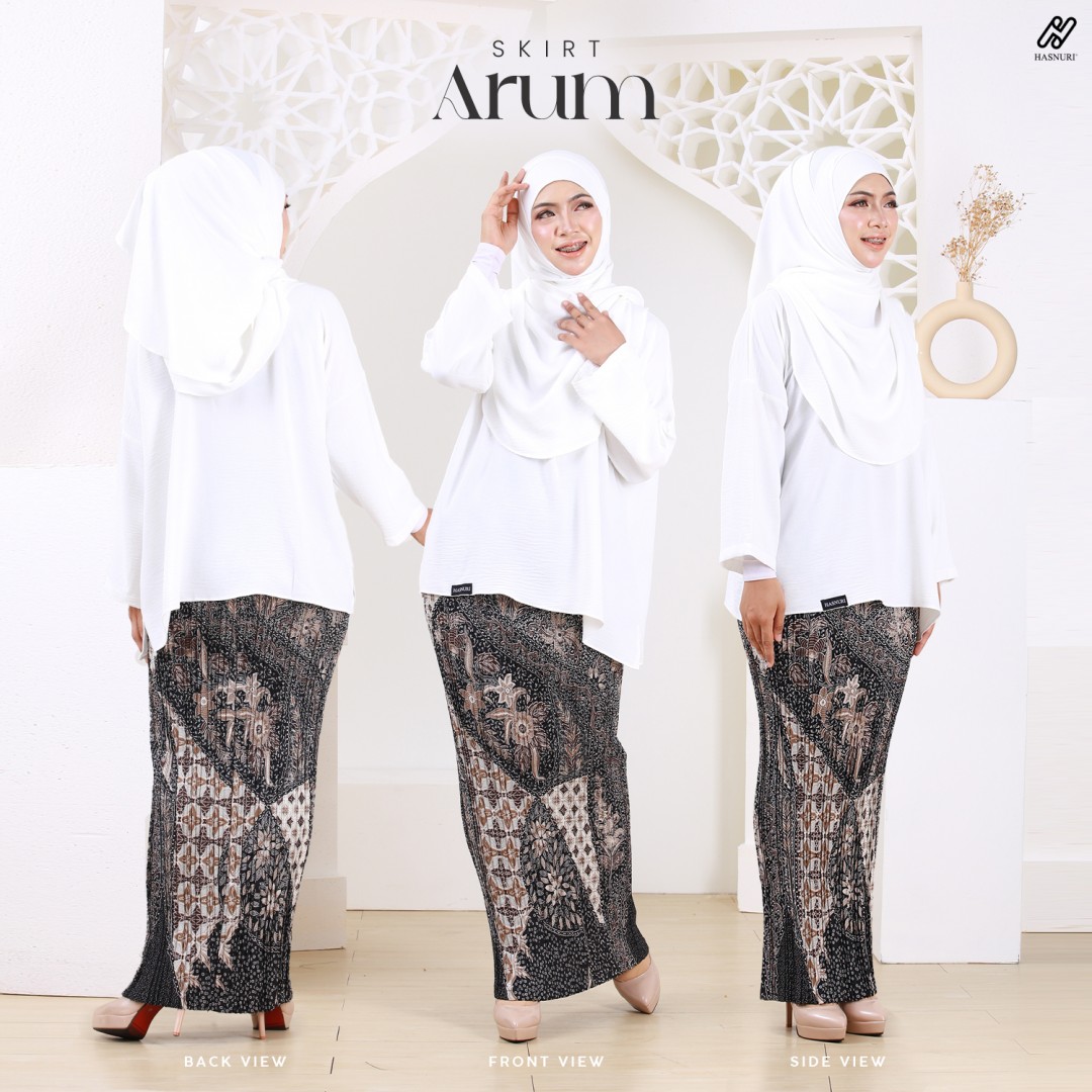 Skirt Arum - Bunga Turquoise