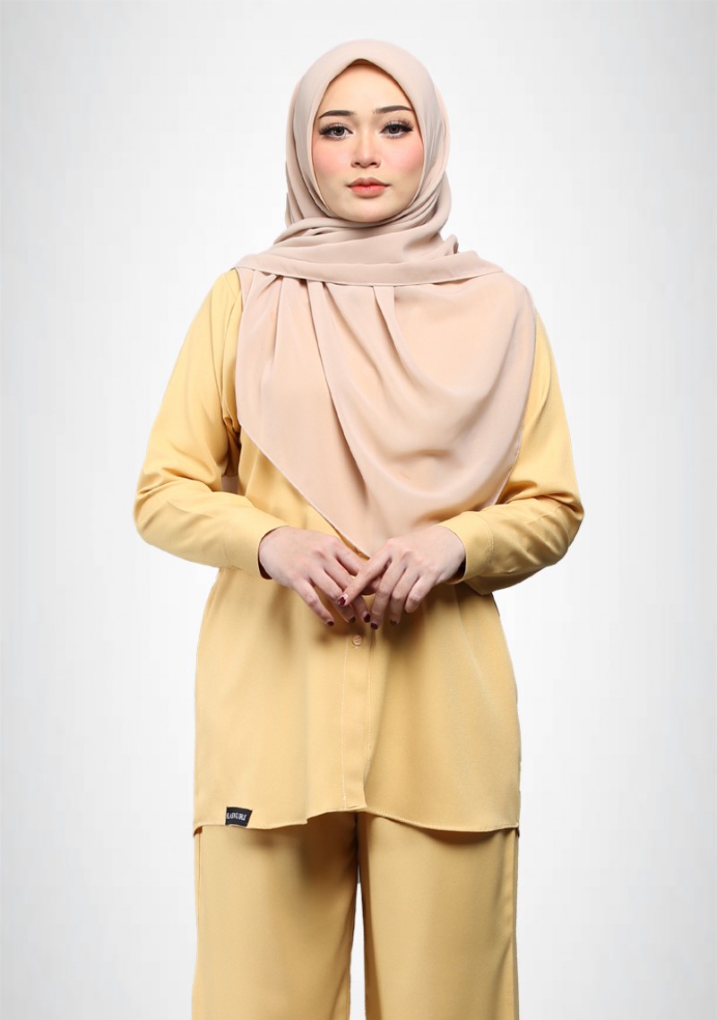 Suit Nouri - Butter Yellow