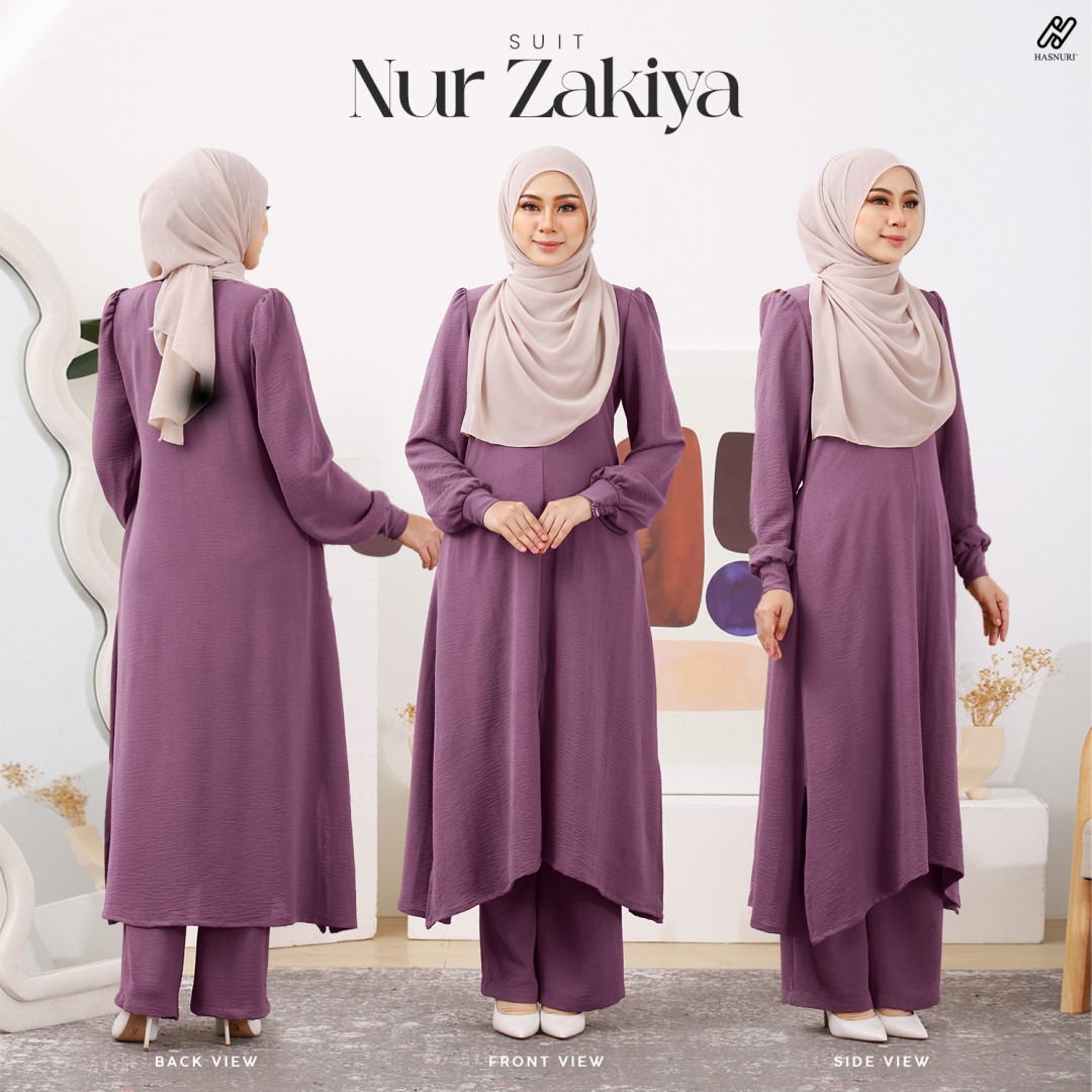 Suit Nur Zakiya - Royal Blue