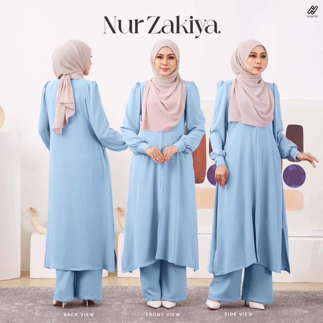 Suit Nur Zakiya - Cherry Pink