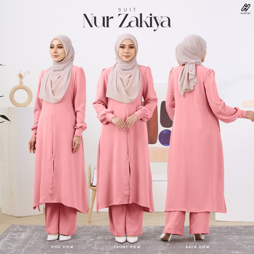 Suit Nur Zakiya - Black