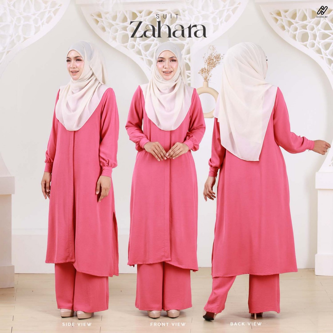 Suit Zahara - Maroon