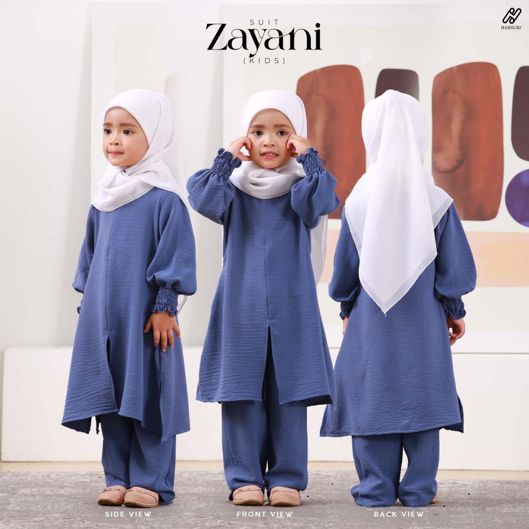 Suit Zayani Kids - Sky Blue