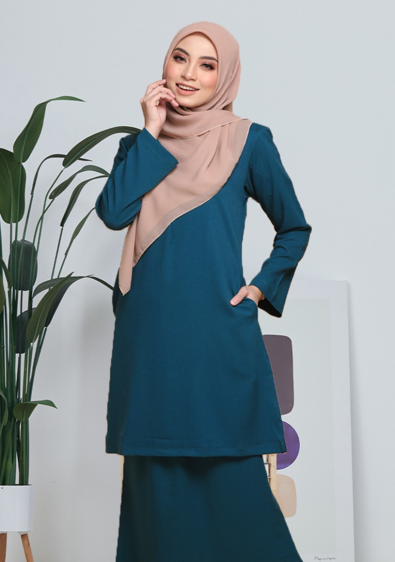 Kurung Amani - Teal