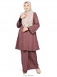 Kurung Zaleha - Rosy Brown