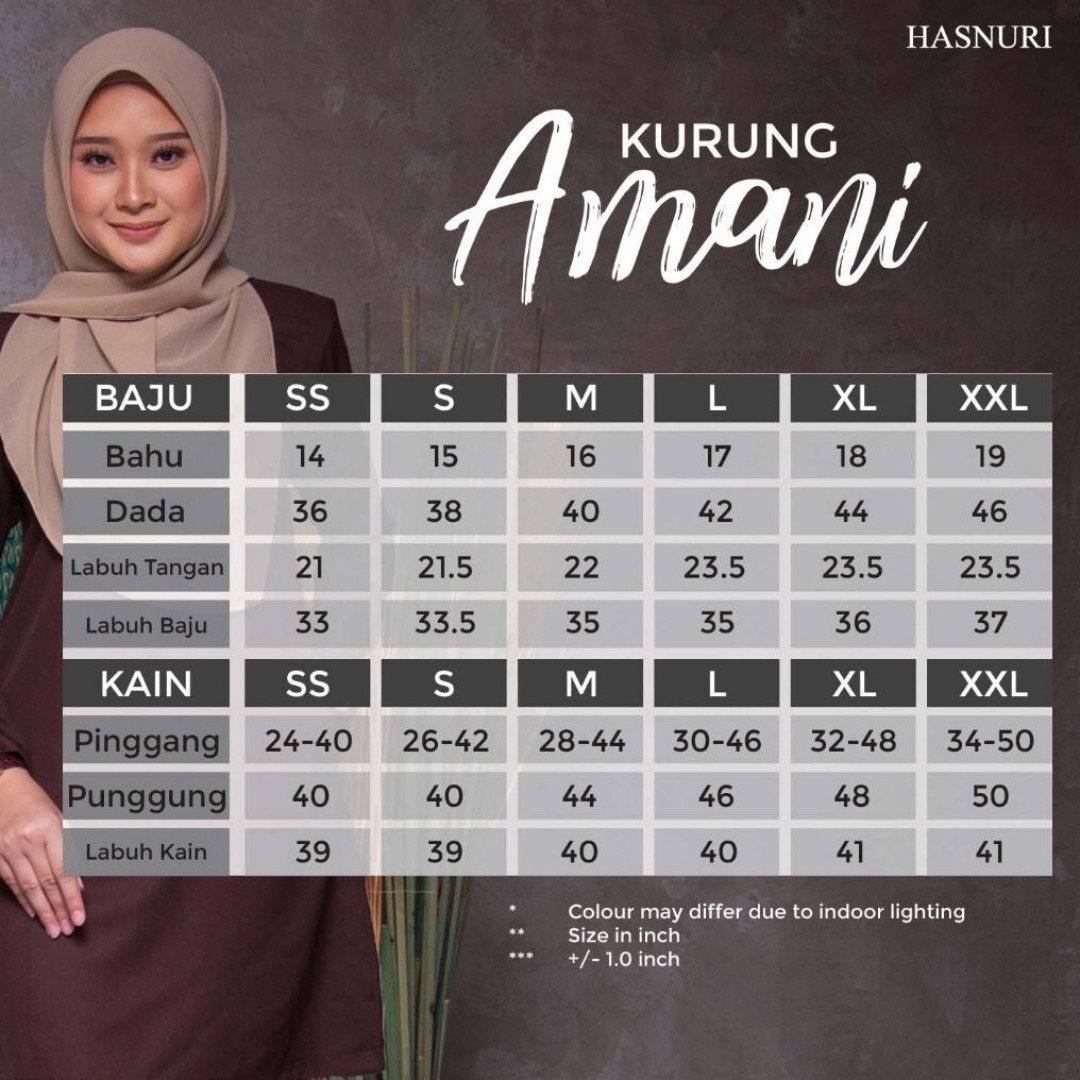 Kurung Amani - Nude