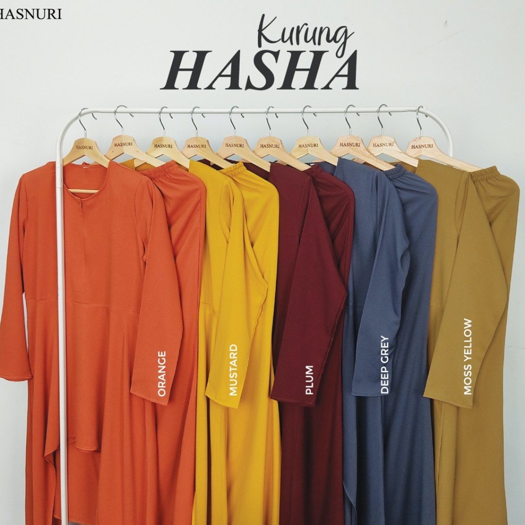 Kurung Hasha - Mustard