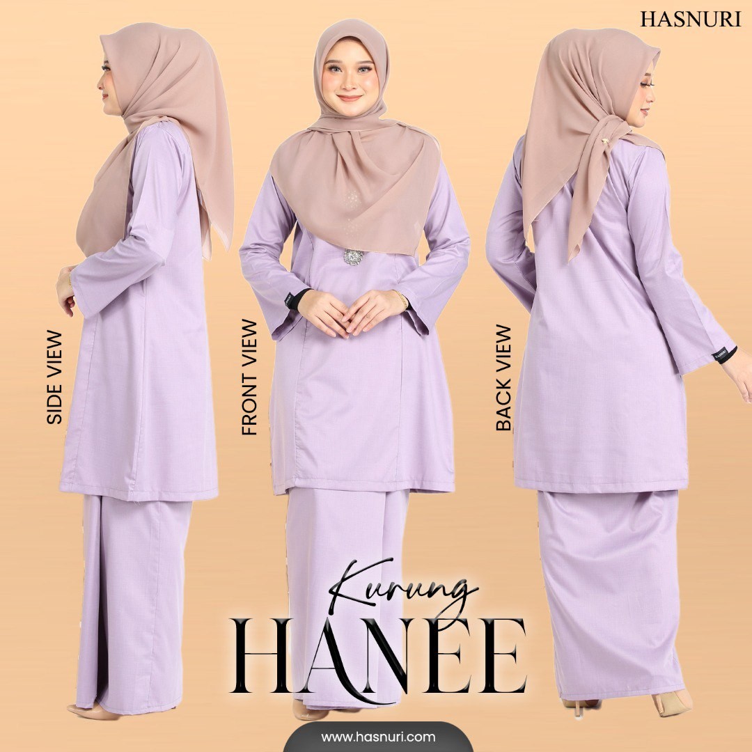 Kurung Hanee - Light Mauve