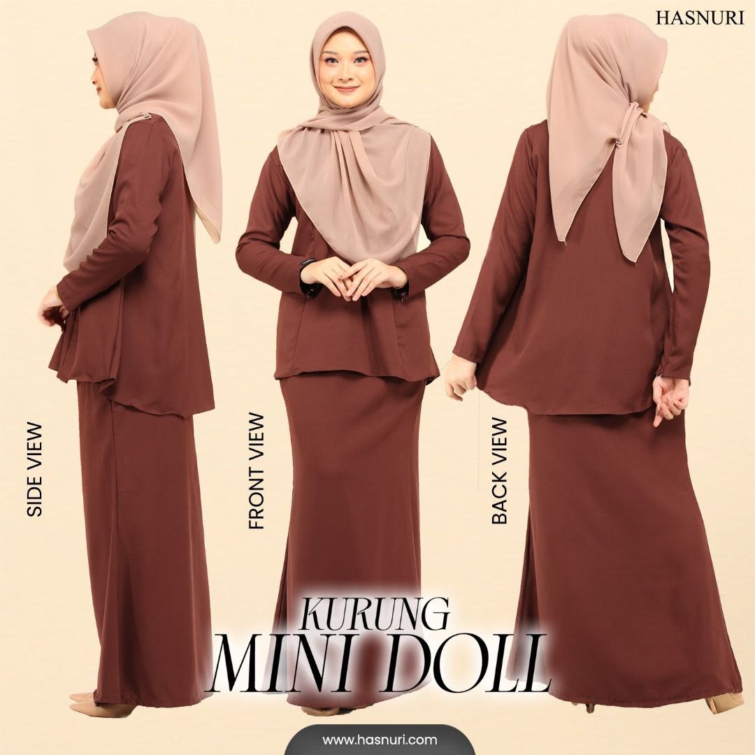 Kurung Mini Doll - Dark Choc