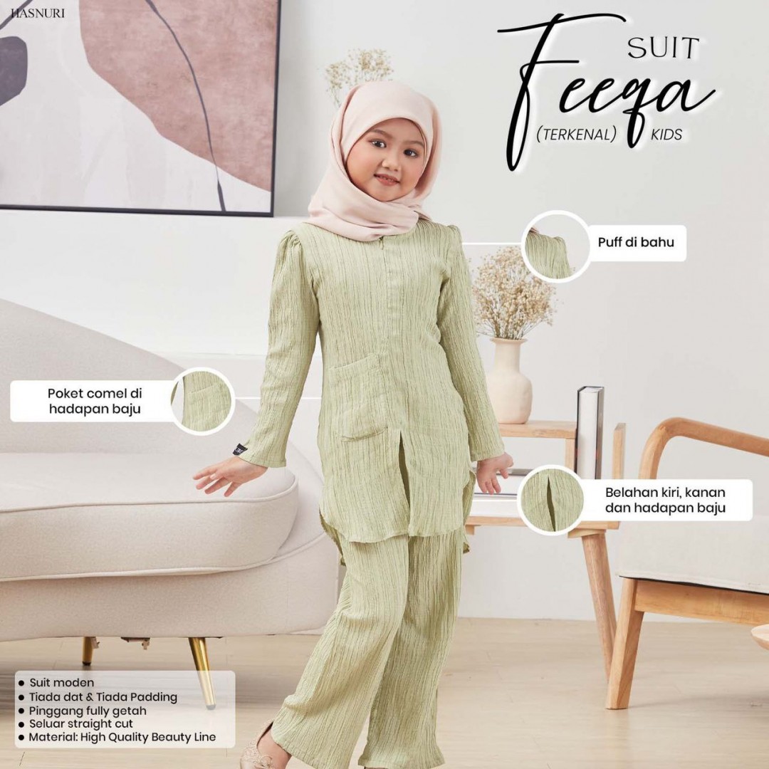 Suit Feeqa Kids - Butter Yellow