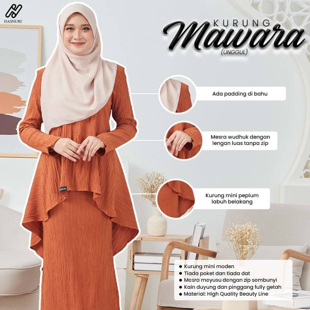 Kurung Mawara - Red