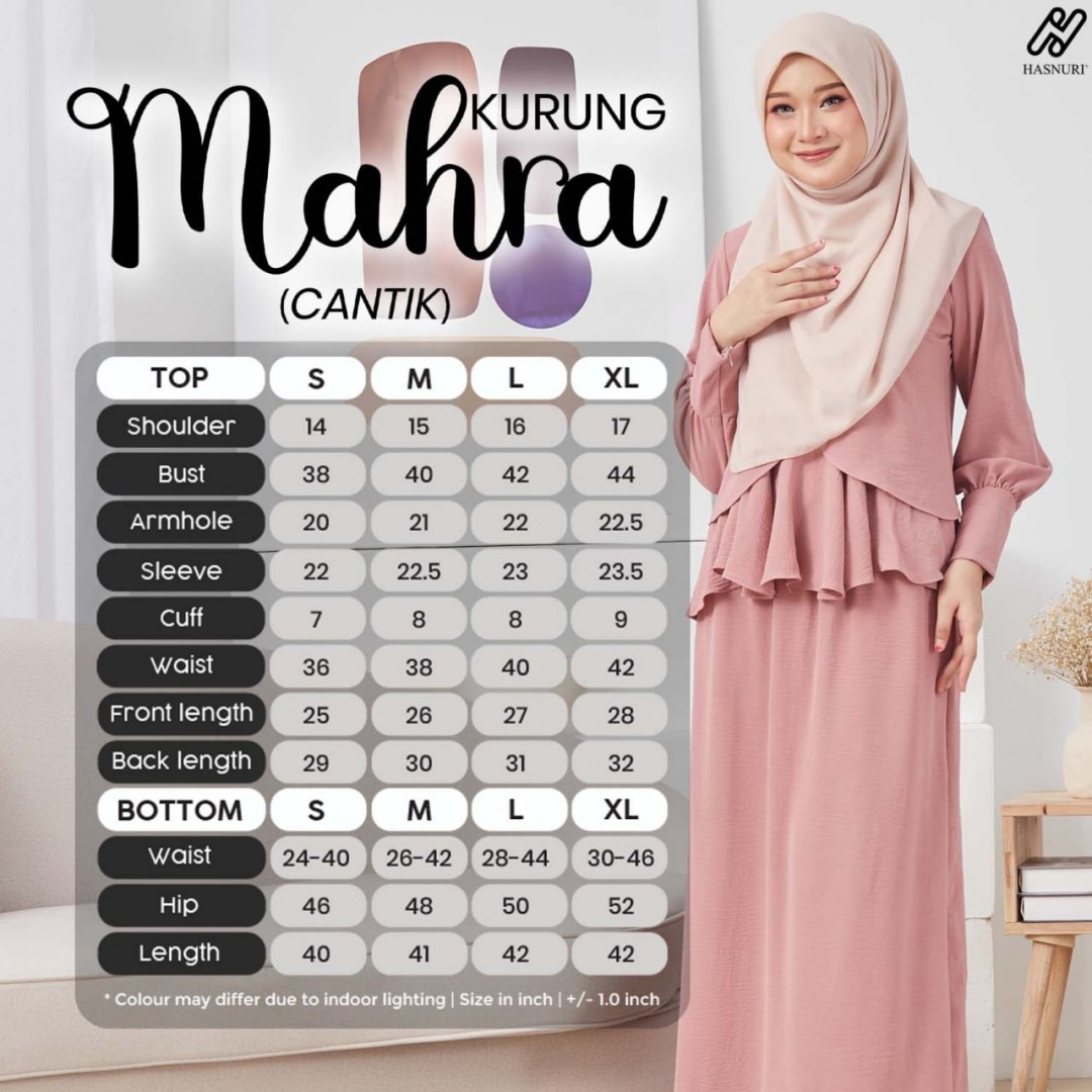 Kurung Mahra - Matcha Green