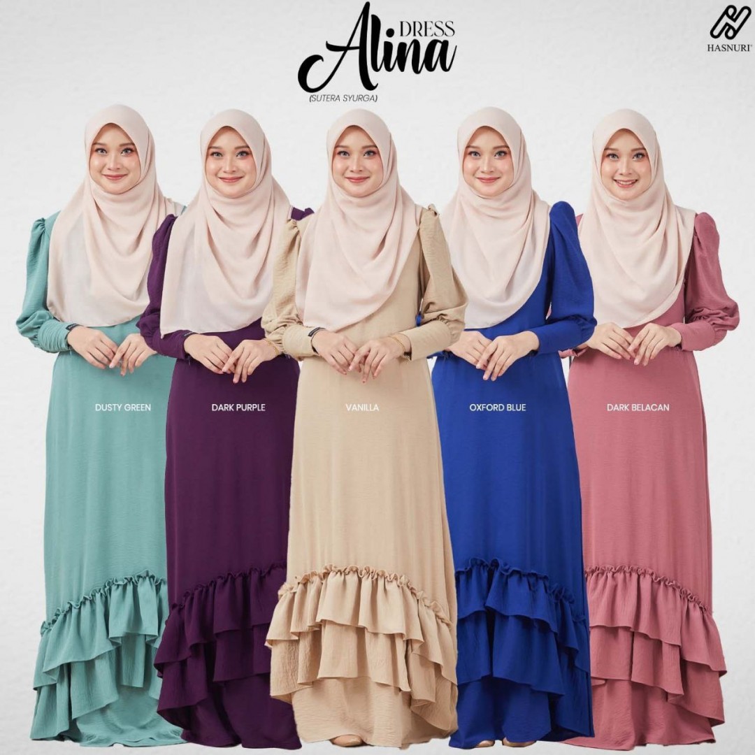 Dress Alina - Dark Belacan