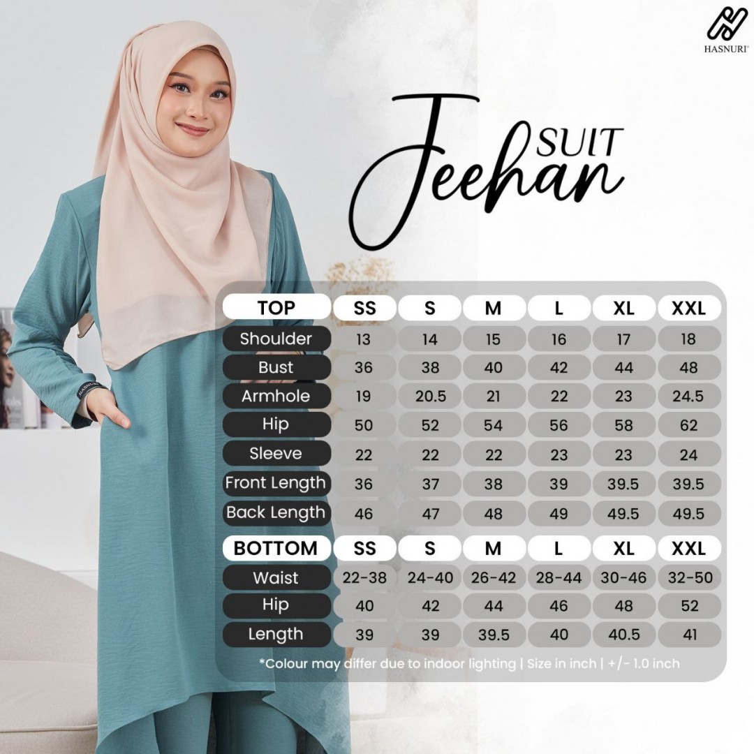 Suit Jeehan - Moss Green