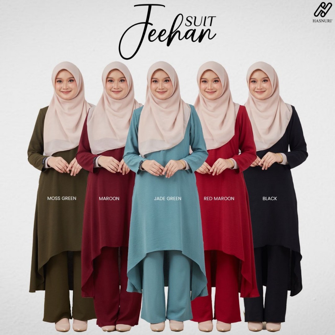 Suit Jeehan - Jade Green