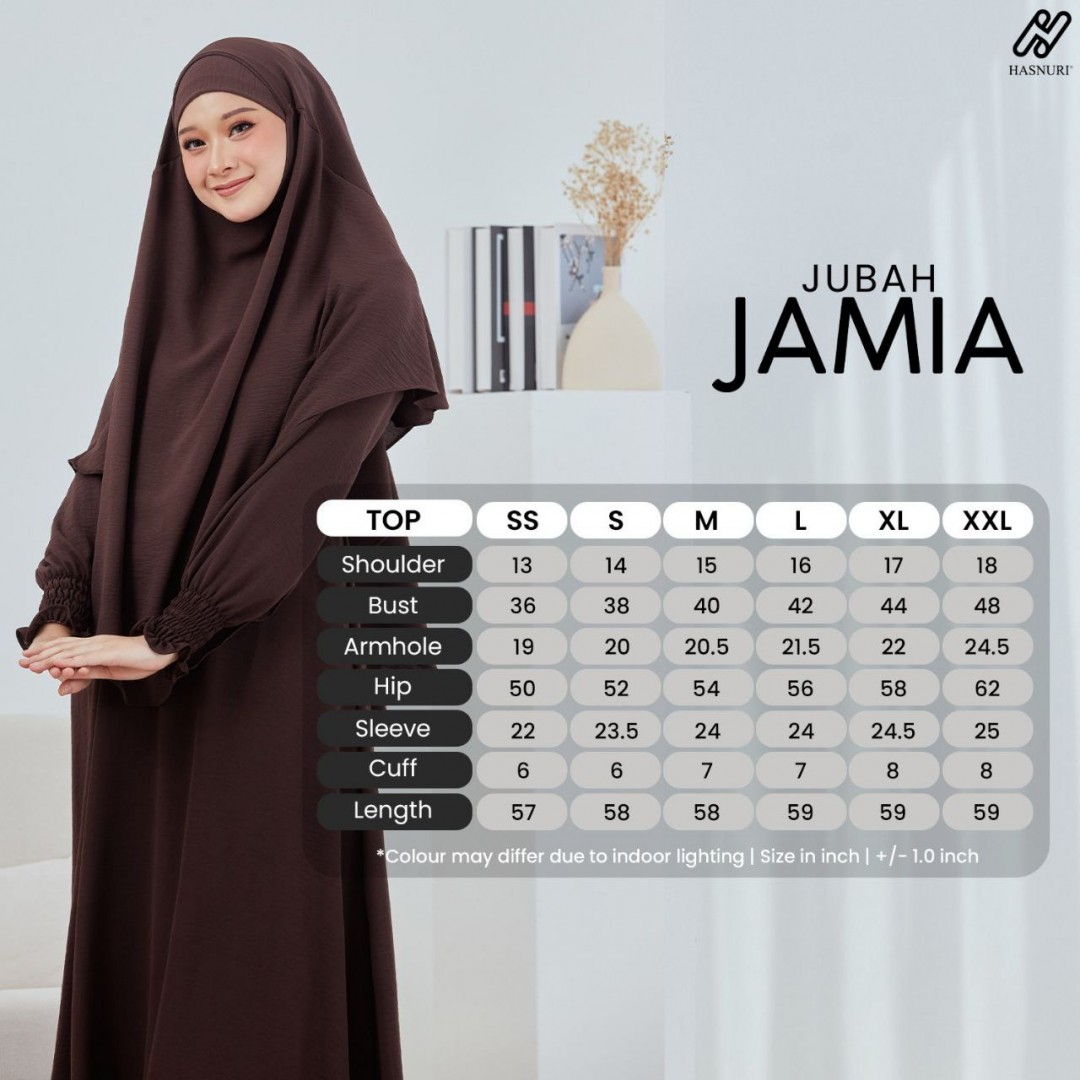 Jubah Jamia - Golden Brown