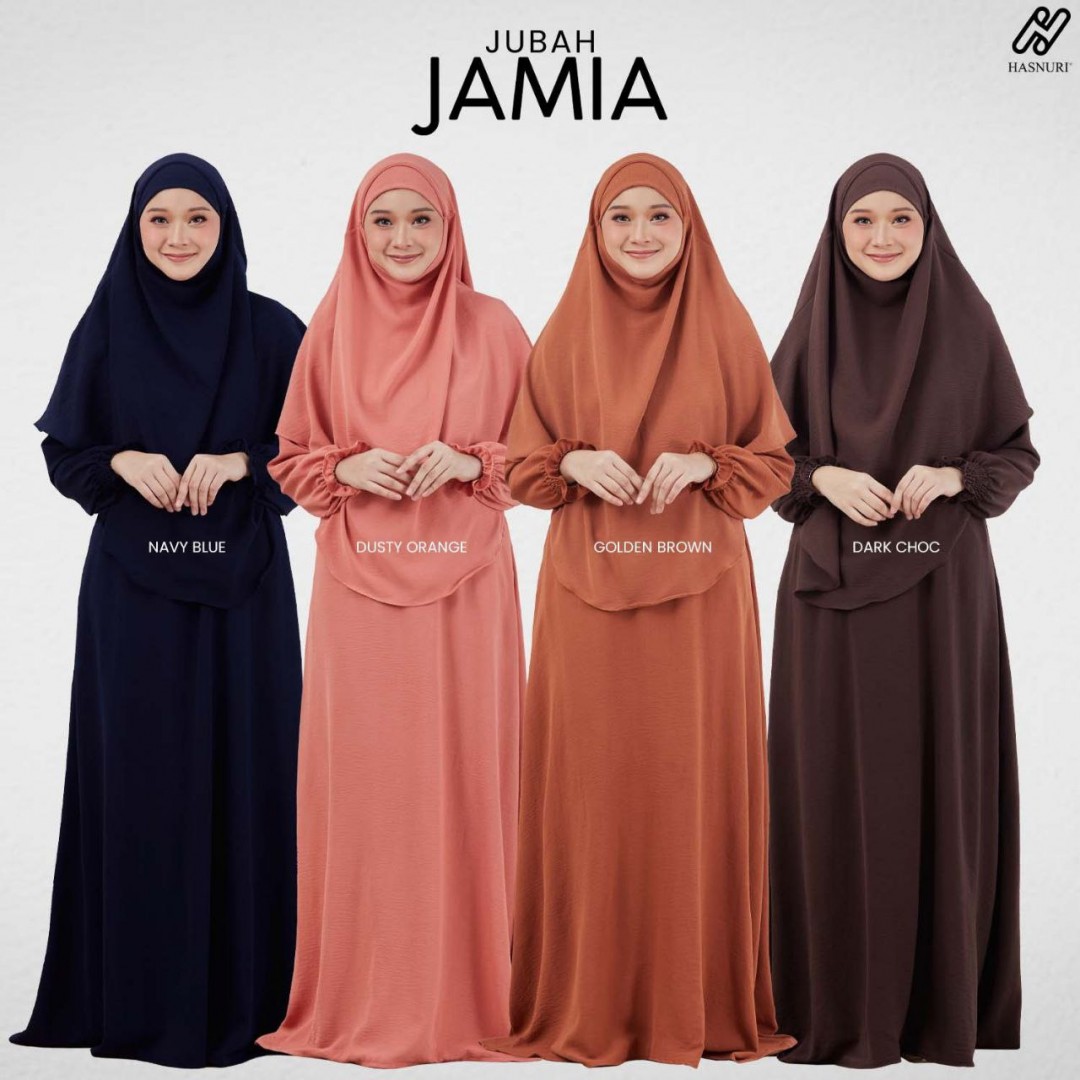 Jubah Jamia - Dusty Orange