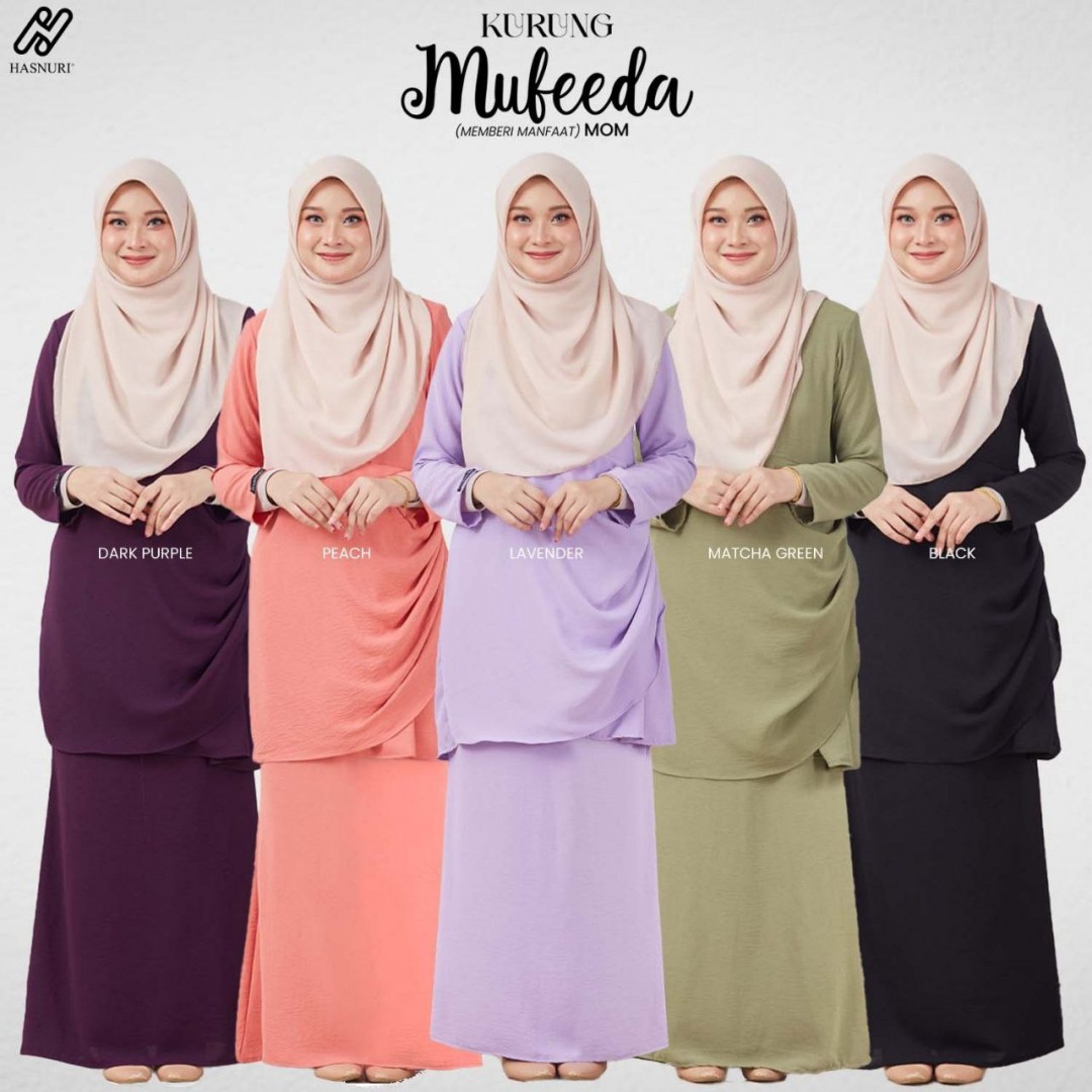 Kurung Mufeeda - Dark Purple