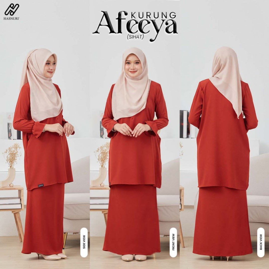 Kurung Afeeya - Light Mauve