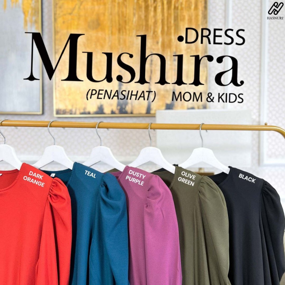 Dress Mushira - Dark Orange