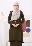 Kurung Saleha - Army Green