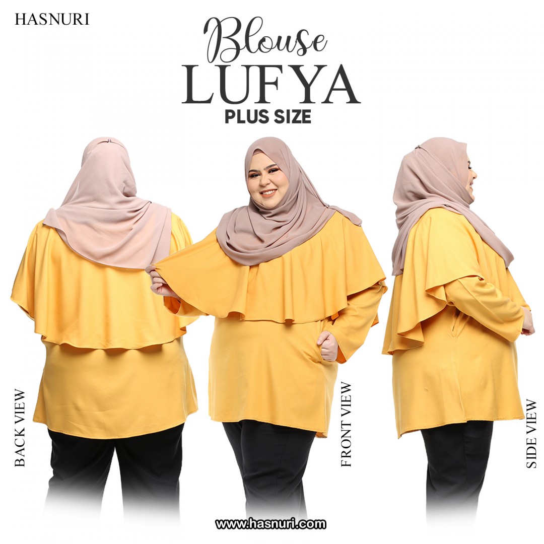 Blouse Lufya Plus Size - Teal