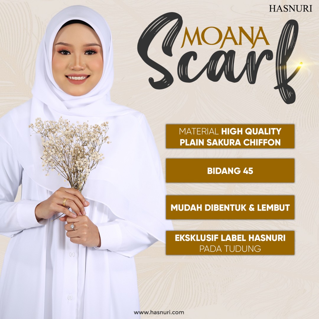 Scarf Moana - Ash Rose