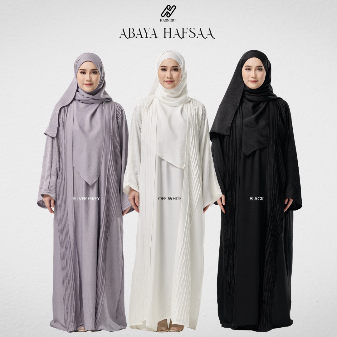 Abaya Hafsaa - Off White