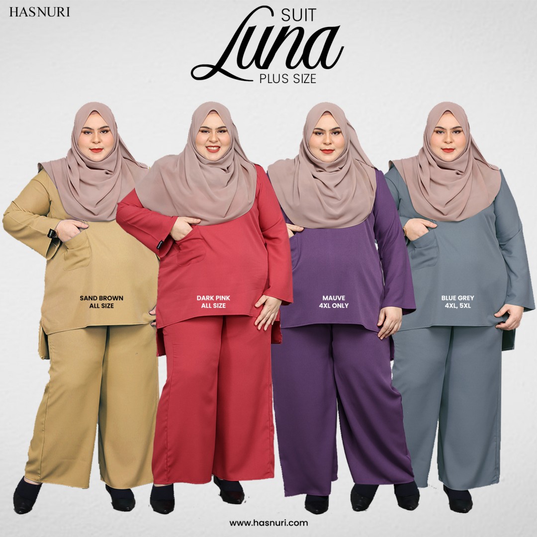 Suit Luna Plus Size - Sand Brown