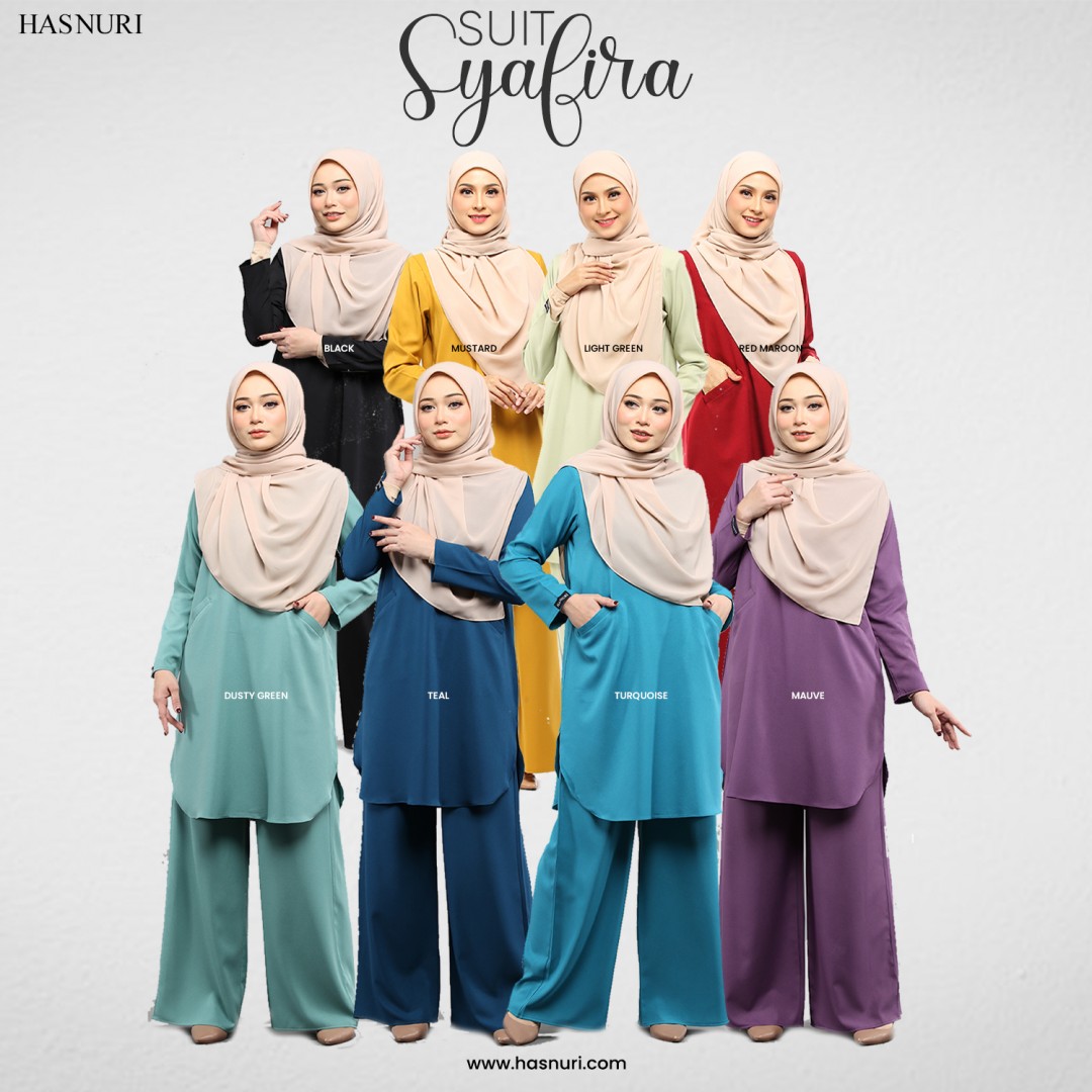Suit Syafira - Light Mint