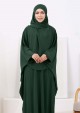 Abaya Hafiza - Emerald Green