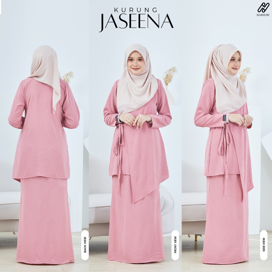 Kurung Jaseena - Dark Pink