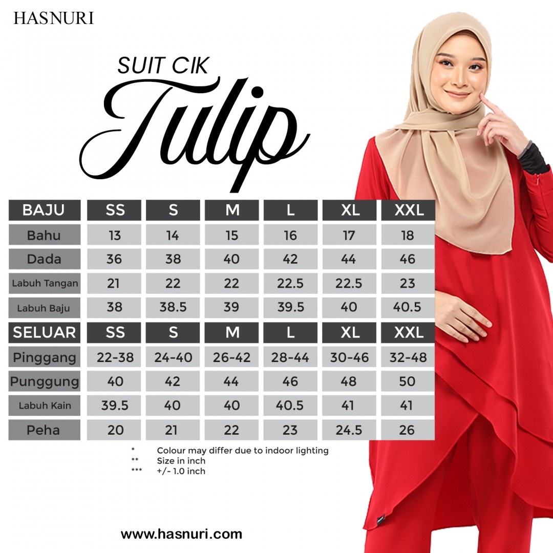 Suit Cik Tulip - Gold