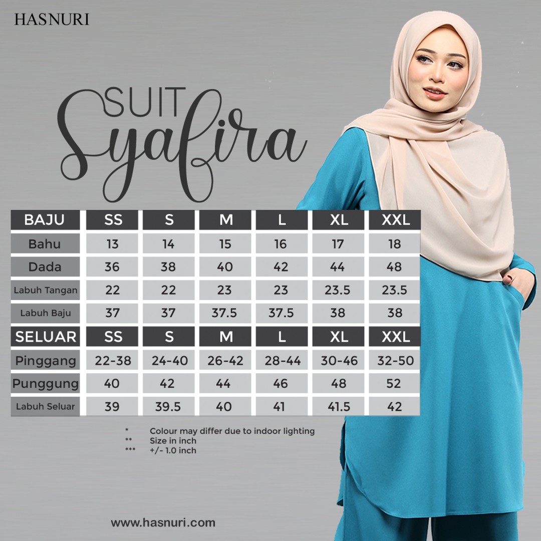 Suit Syafira - Light Mint