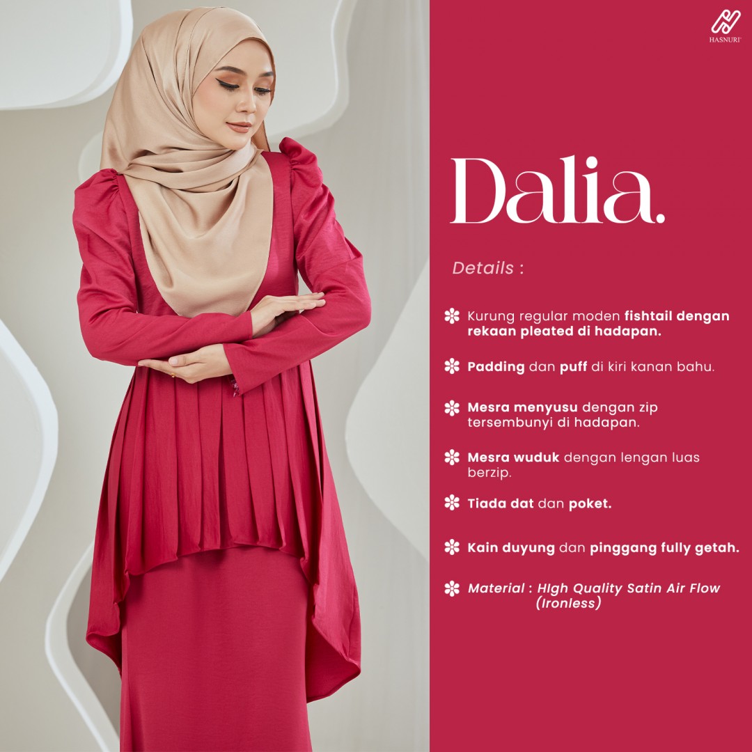 Kurung Dalia - Sweet Pink