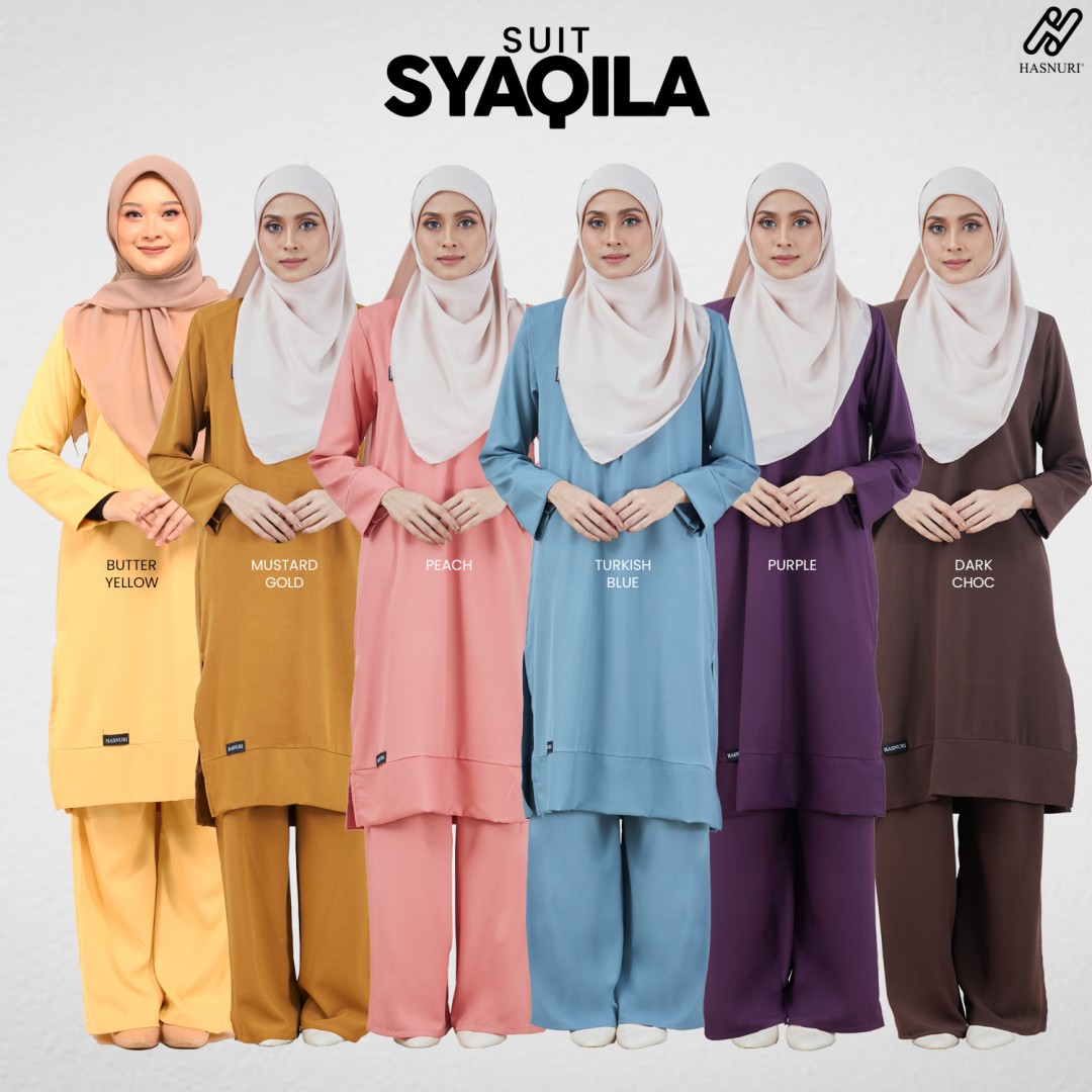Suit Syaqila - Peach