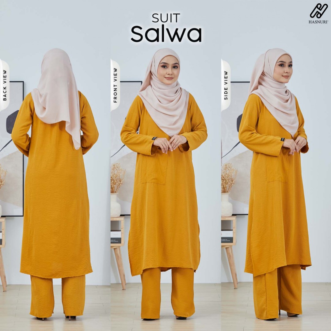 Suit Salwa - Mustard