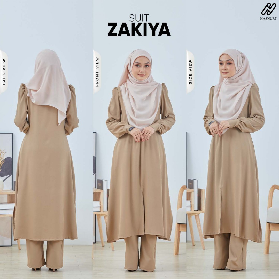 Suit Zakiya - Light Grey