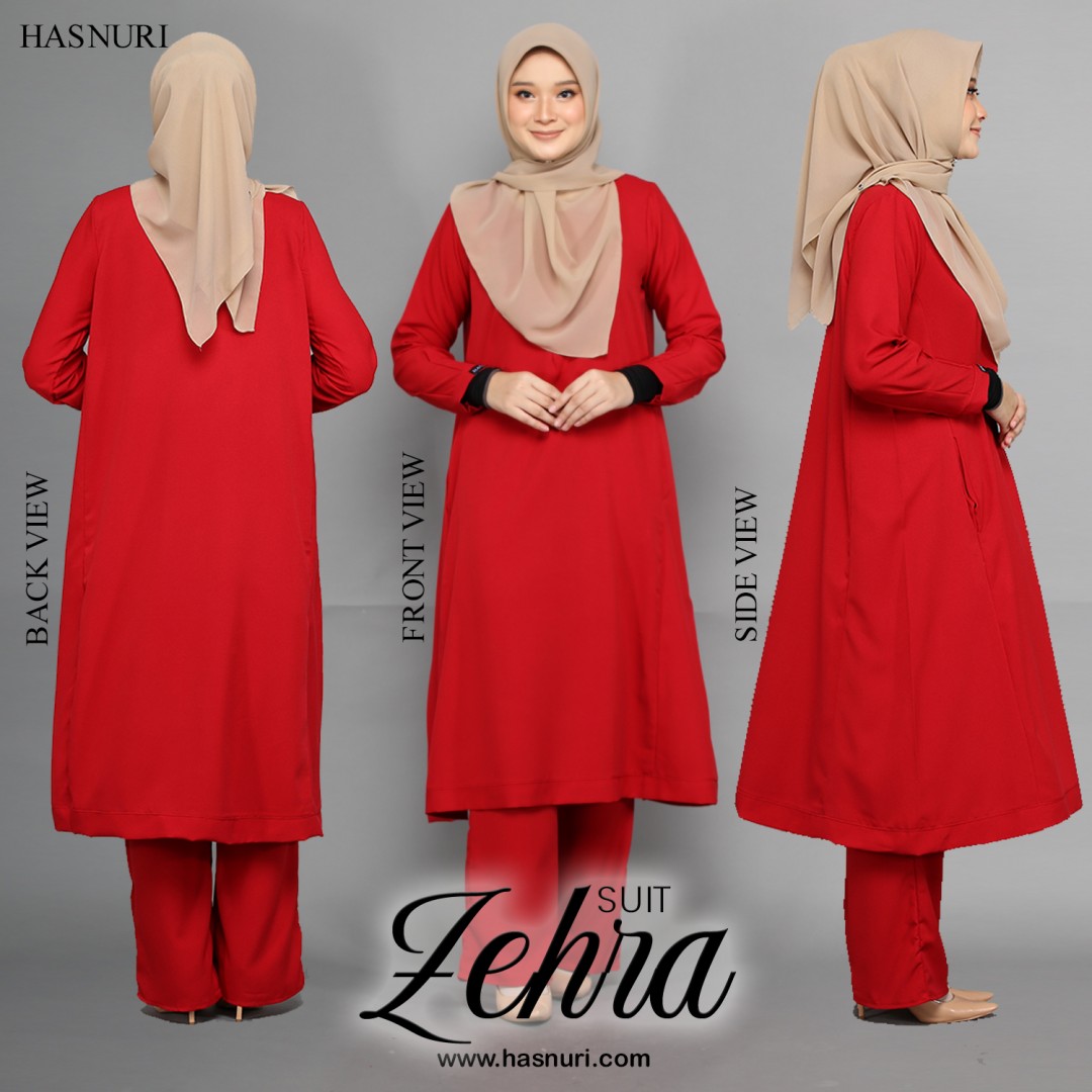 Suit Zehra - Red