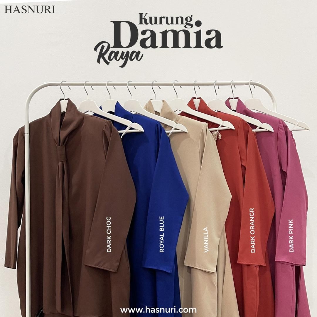 Kurung Damia - Dark Orange