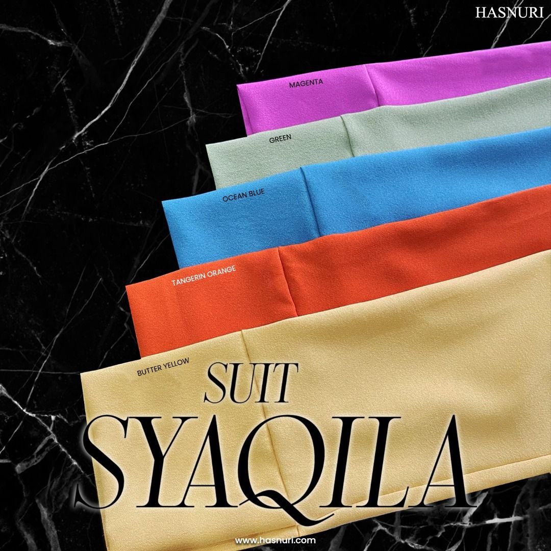 Suit Syaqila - Butter Yellow