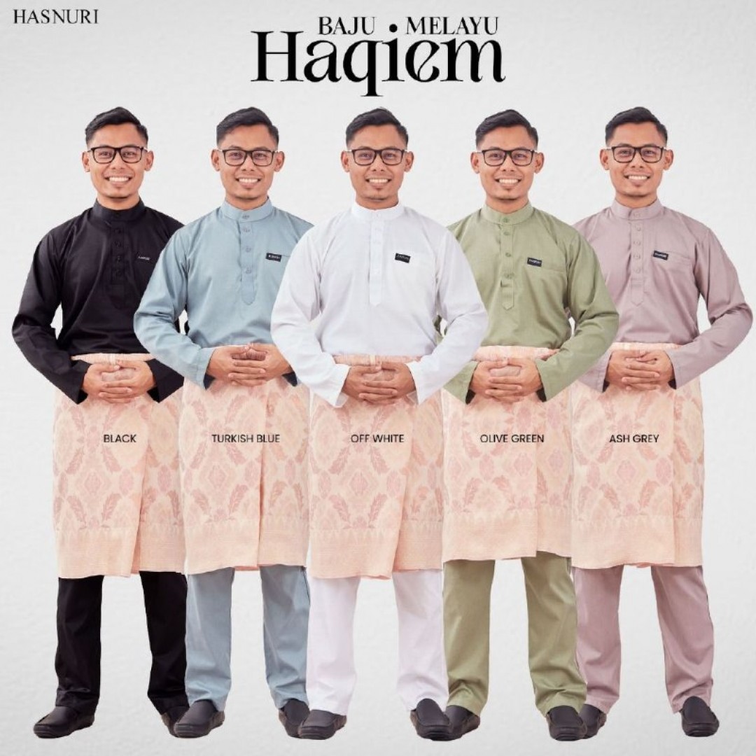 Baju Melayu Haqiem - Olive Green