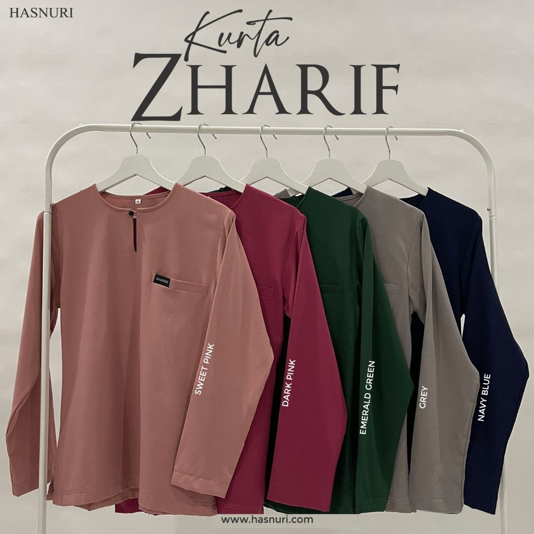 Kurta Zharif Plus Size - Sweet Pink
