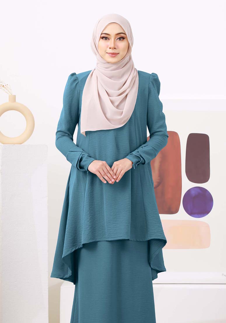 Kurung Lily Clara - Turkish Green