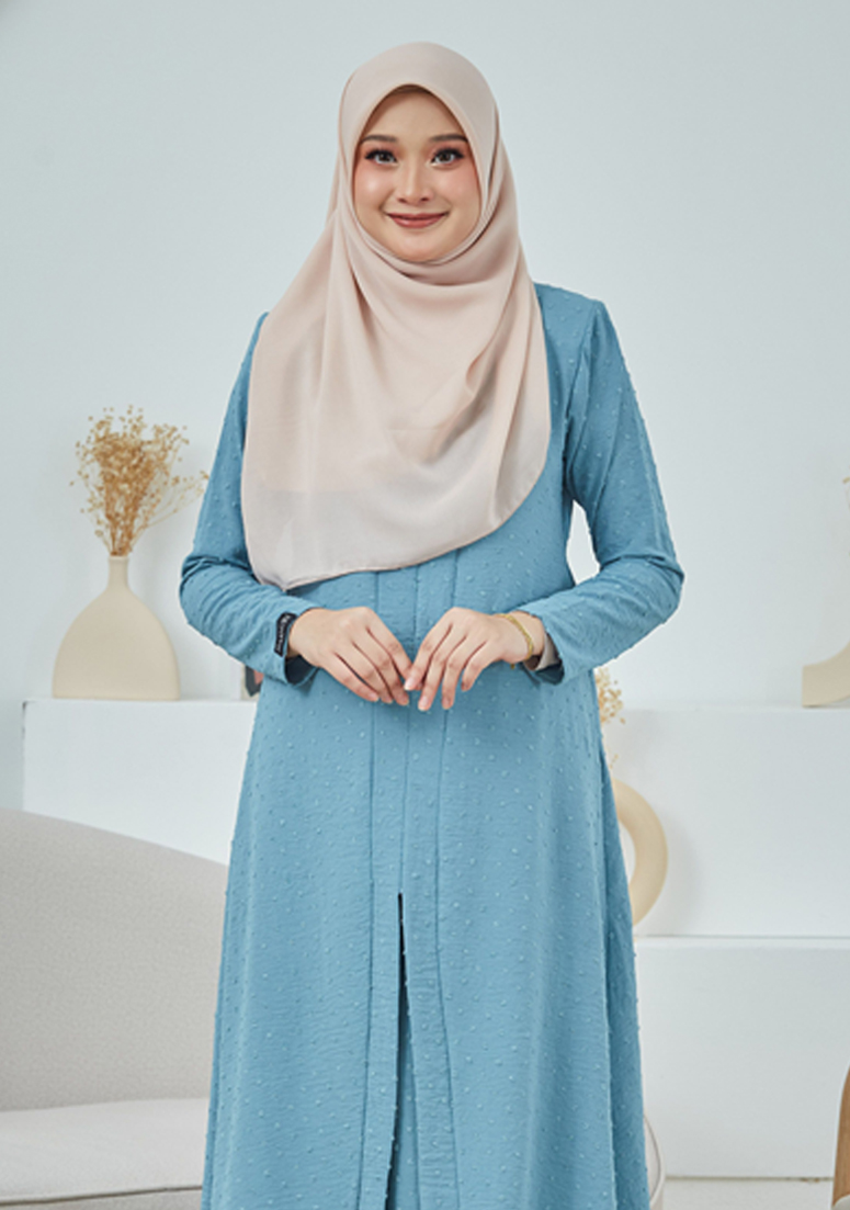 Kebarung Cik Nuhaa - Dusty Blue