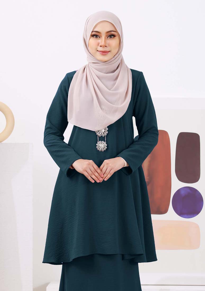 Kurung Maymunah - Deep Green