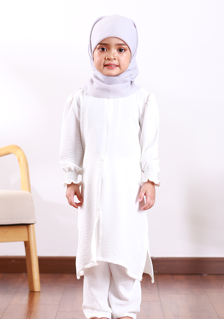 Suit Nur Zakiya Kids - Off White