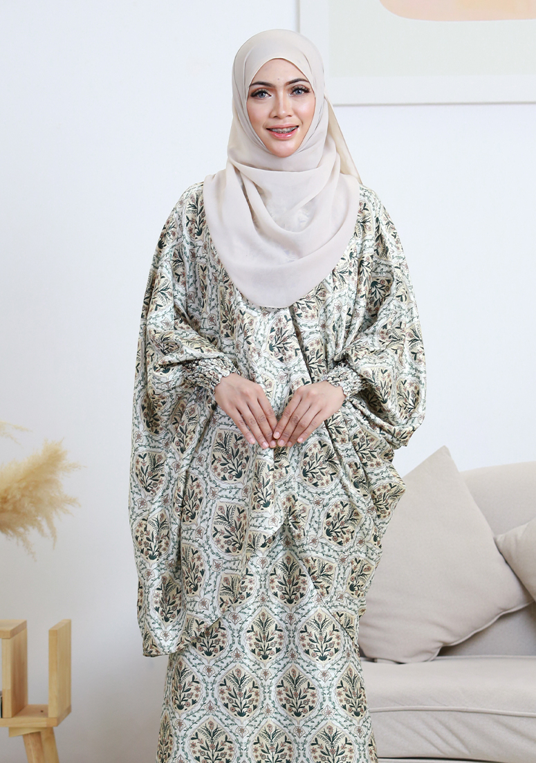 Kurung Wan Naila - Sage Green